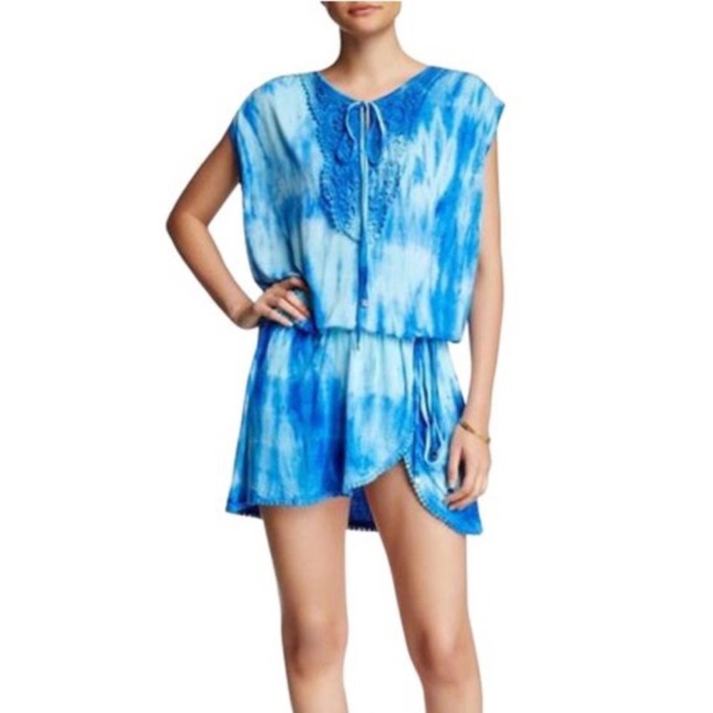 NEW! Blue Tie Dye Summer Dress